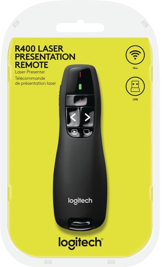 Logitech R400 - trådlös laserpekare