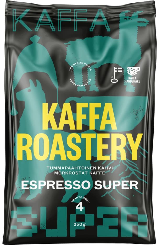 Kaffa Roastery Espresso Super - kaffeböna, 250 g