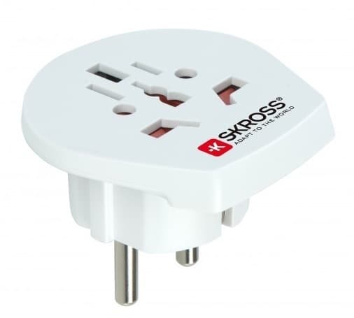 SKROSS Country Adapter World to Europe - rejseadapter