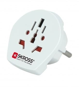 SKROSS Country Adapter World to Europe - rejseadapter