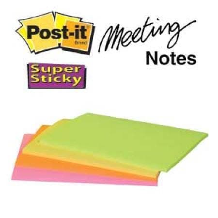 3M Post-it Super-Sticky meddelandelappar 149 x 200 mm
