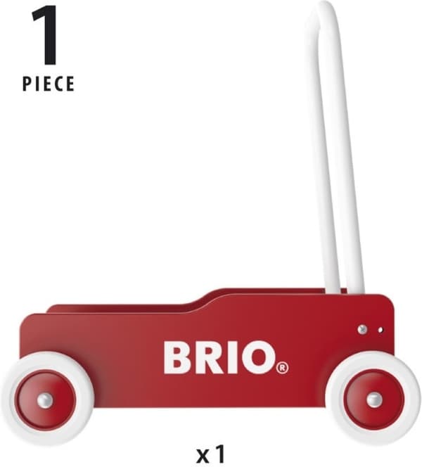 BRIO 31350 - Barnvagn, färg röd