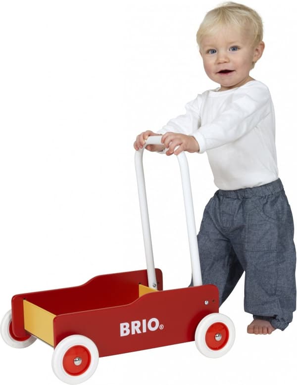 BRIO 31350 - Barnvagn, färg röd