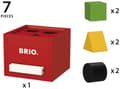 Miniatyrbild 5 av 5: Brio 30148 - Tegellåda, röd
