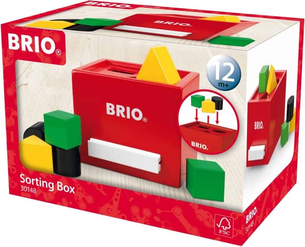 Brio 30148 - Tegellåda, röd