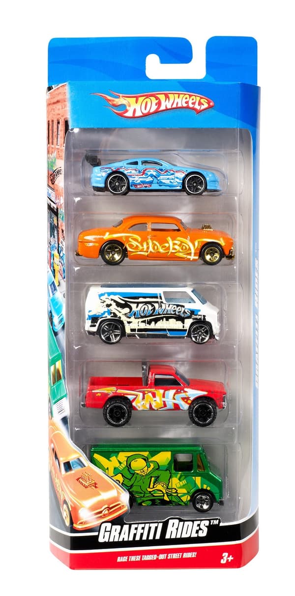 Hot Wheels - liten bil, 5 st