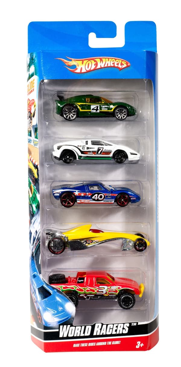 Hot Wheels - liten bil, 5 st