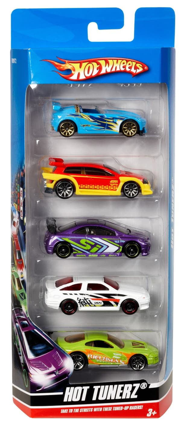 Hot Wheels - liten bil, 5 st