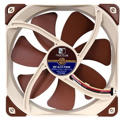 Noctua NF-A14 PWM - kuffertventilator, 140 mm