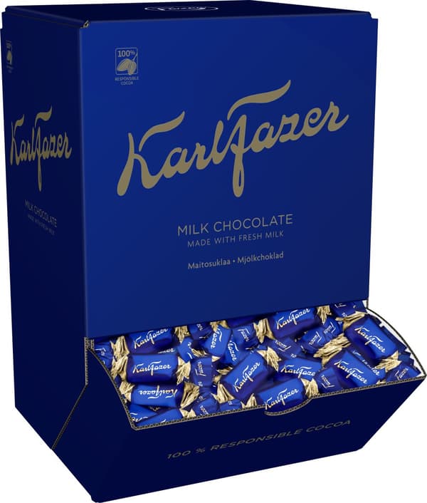 Karl Fazer Melkesjokolade - sjokoladegodteri, 3 kg