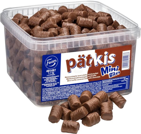 Fazer Pätkis Mini Bites - irtomakeinen, 1,7 kg
