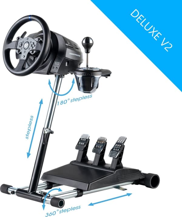 Wheel Stand Pro V2 Deluxe hjulstativ för Thrustmaster TX Wheel/TMX/T150/T300 RS hjul