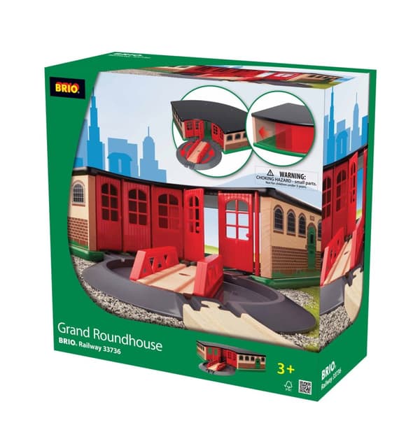 BRIO Jernbane 33736 - Stort togdepot