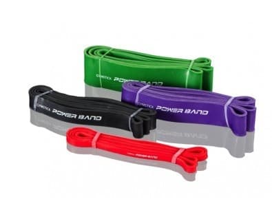 Gymstick Power Band - kraftgummiband, ljus/röd