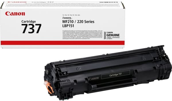 Canon 737 - laser tonerpatron, sort