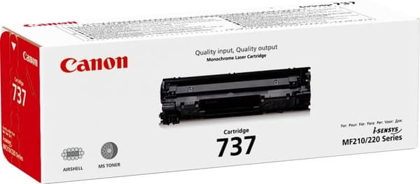 Canon 737 - laser tonerpatron, sort