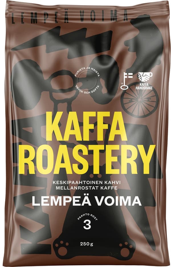 Kaffa Roastery Gentle Strength - kaffebønne, 250 g