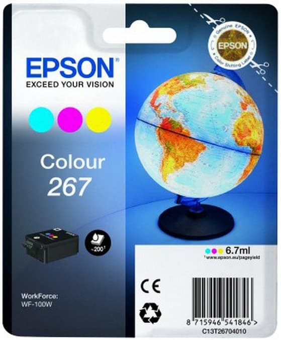 Epson 267 - blækpatron, trefarvet