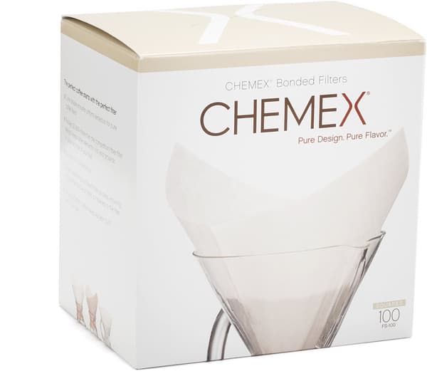 Chemex Pre-folded Square - filterpapir, 100 stk