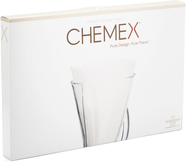 Chemex FP-2 Unfolded Half Moon - filterpapper, 100 st
