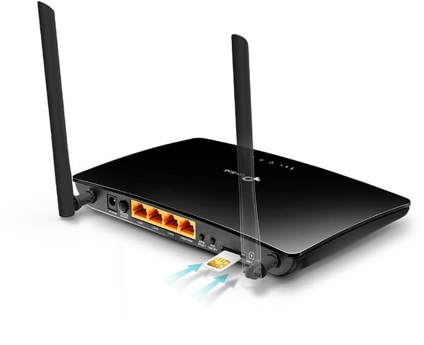 TP-LINK TL-MR6400 - LTE-modem og WiFi-basestasjon