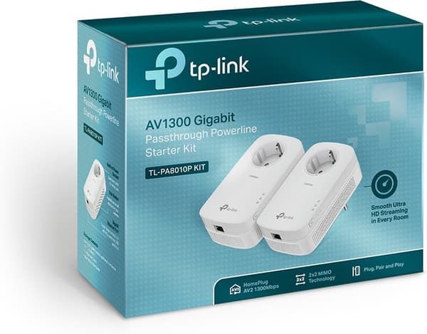 TP-LINK TL-PA8010P KIT Powerline-adapter, 2 st