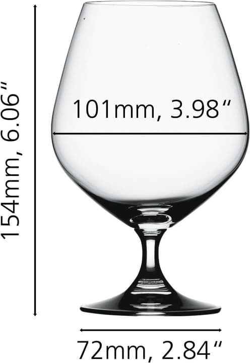 Spiegelau Brandy Glass - glas, 4 st