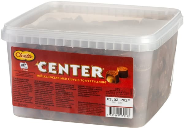 Cloetta Center Original - løs slik, 2,2 kg