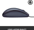 Miniatyrbilde 5 av 8: Logitech B100 - mus for forretningsbruk, svart