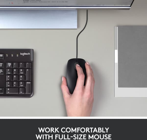 Logitech B100 - mus for forretningsbruk, svart