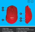 Pikkukuva 6 / 8: Logitech M330 Silent Plus - hiiri, punainen
