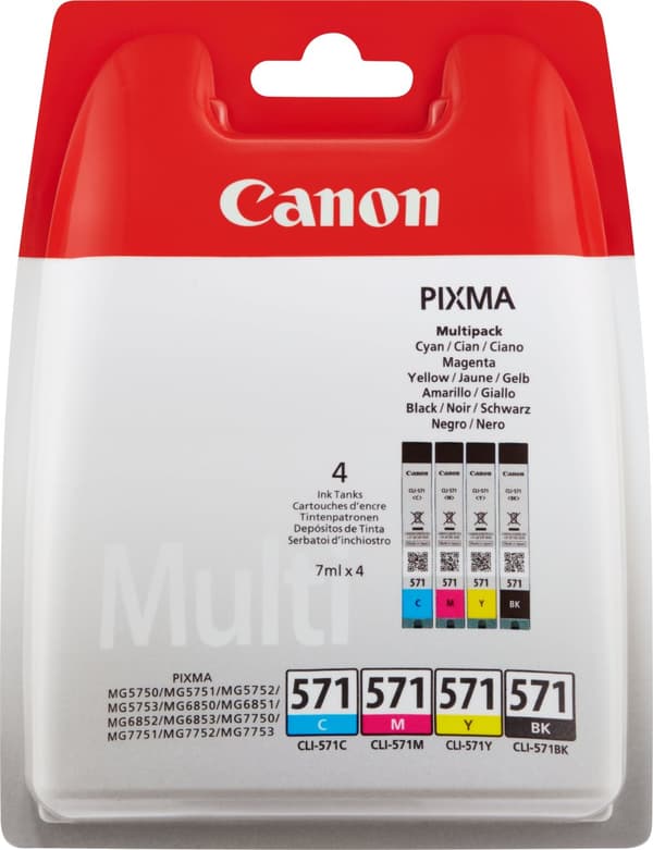 Canon CLI-571 - blækpatronpakke, 4 farver