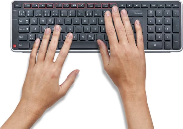 Contour Balance Keyboard - trådløst tastatur, til RollerMouse mus