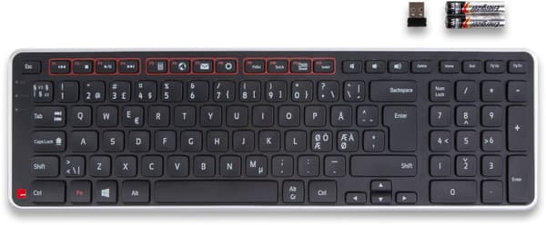 Contour Balance Keyboard - trådløst tastatur, til RollerMouse mus
