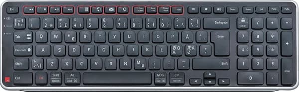 Contour Balance Keyboard - trådløst tastatur, til RollerMouse mus