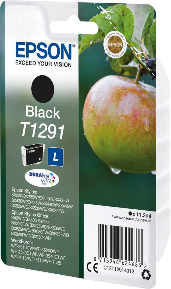 Epson T1291 - bläckpatron, svart