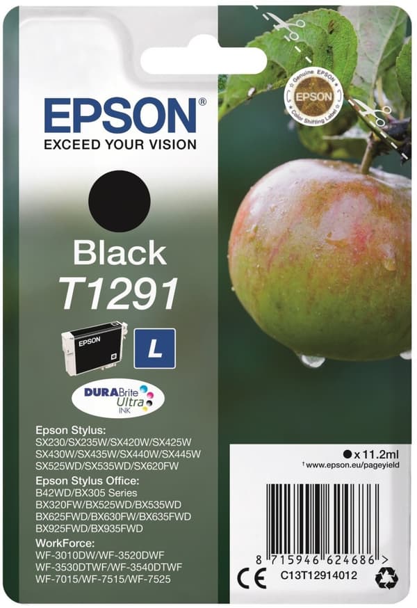 Epson T1291 - bläckpatron, svart