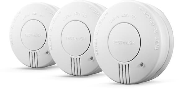 Ströme KD-127C - optisk brandalarm, 3-delt pakke
