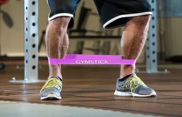 Gymstick Mini Band - motståndsband, ljus/gul
