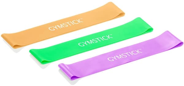 Gymstick Mini Band - motståndsband, ljus/gul