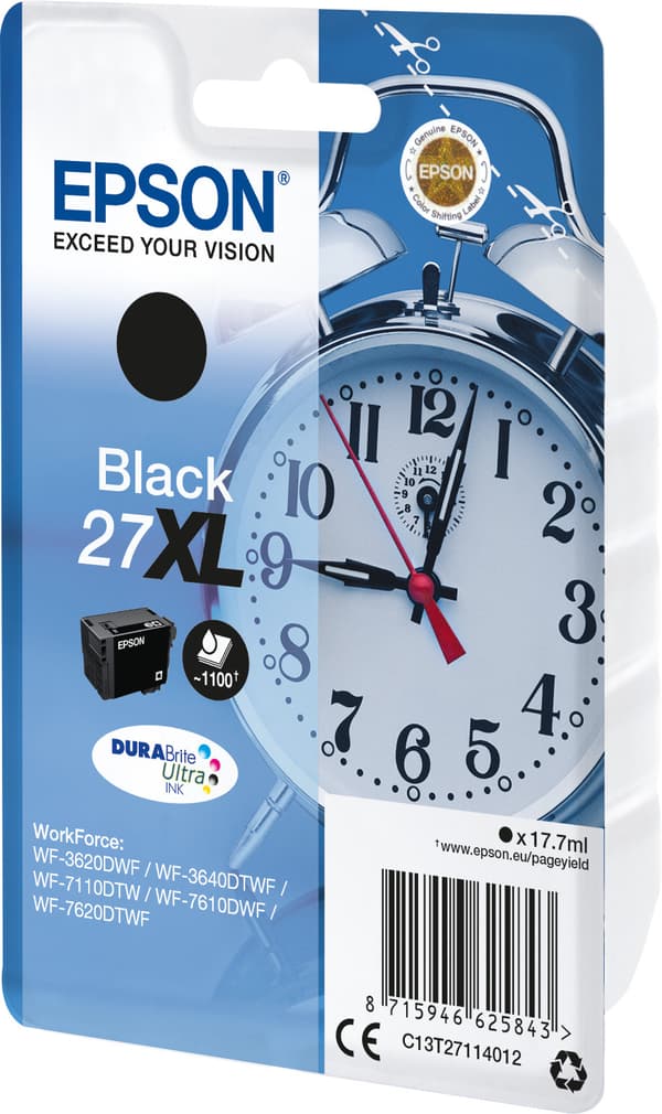 Epson 27XL - bläckpatron, svart