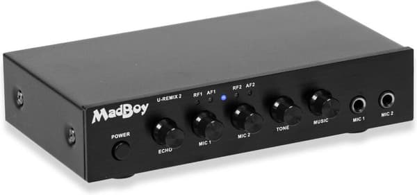 MadBoy U-Remix 2 Bluetooth - trådløst karaokemikrofonpar med mikser