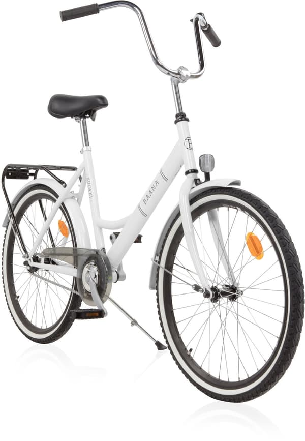 Baana Suokki 24" - sykkel, 1-trinns, hvit