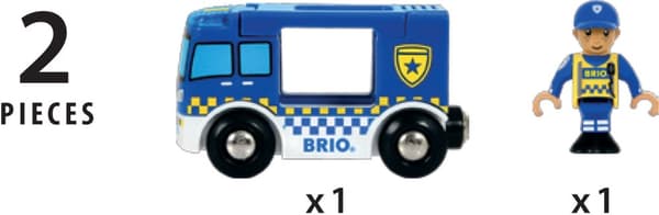 BRIO 33825 - Politibil