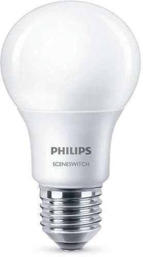 Philips SceneSwitch 806 lm LED smart lampe med indbygget dæmpningsfunktion, til E27 base