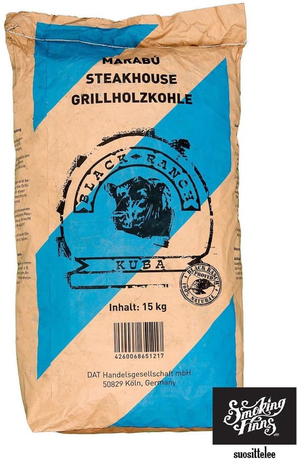 Black Ranch Marabu - trækul, 15 kg