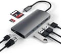 Miniatyrbild 4 av 5: Satechi USB-C Hub, 6 portar, minneskortläsare, space grey