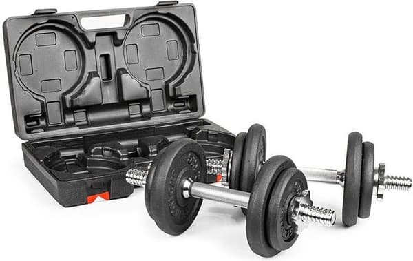 Gymstick Adjustable Dumbbell Set - käsipainosarja, 20 kg