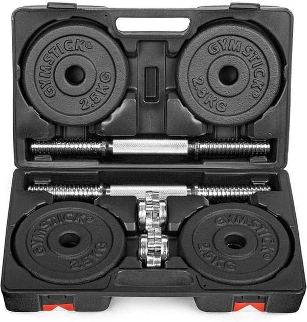Gymstick Adjustable Dumbbell Set - käsipainosarja, 20 kg