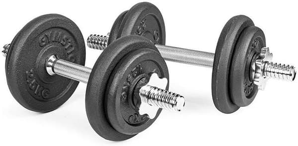 Gymstick Adjustable Dumbbell Set - käsipainosarja, 20 kg